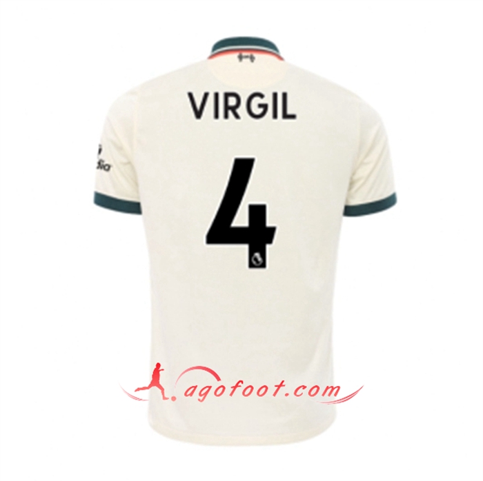 Maillot de Foot FC Liverpool (Virgil 4) Exterieur 2021/2022