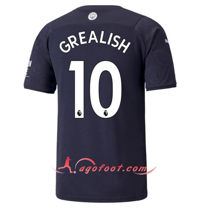Maillot de Foot Manchester City (GREALISH 10) Third 2021/2022