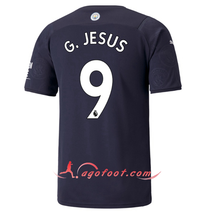 Maillot de Foot Manchester City (G.JESUS 9) Third 2021/2022