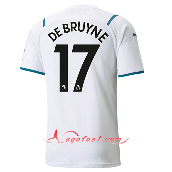 Maillot de Foot Manchester City (DEBRUYNE 17) Exterieur 2021/2022