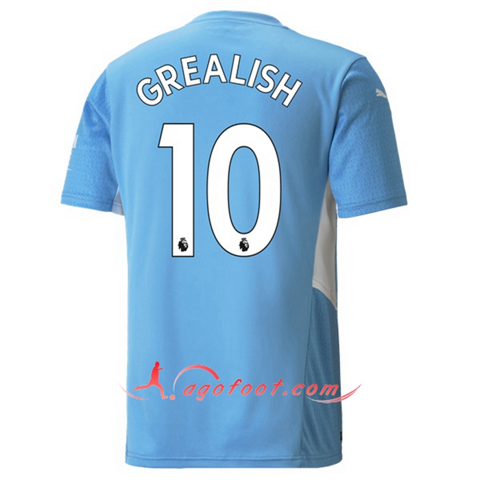 Maillot de Foot Manchester City (GREALISH 10) Domicile 2021/2022
