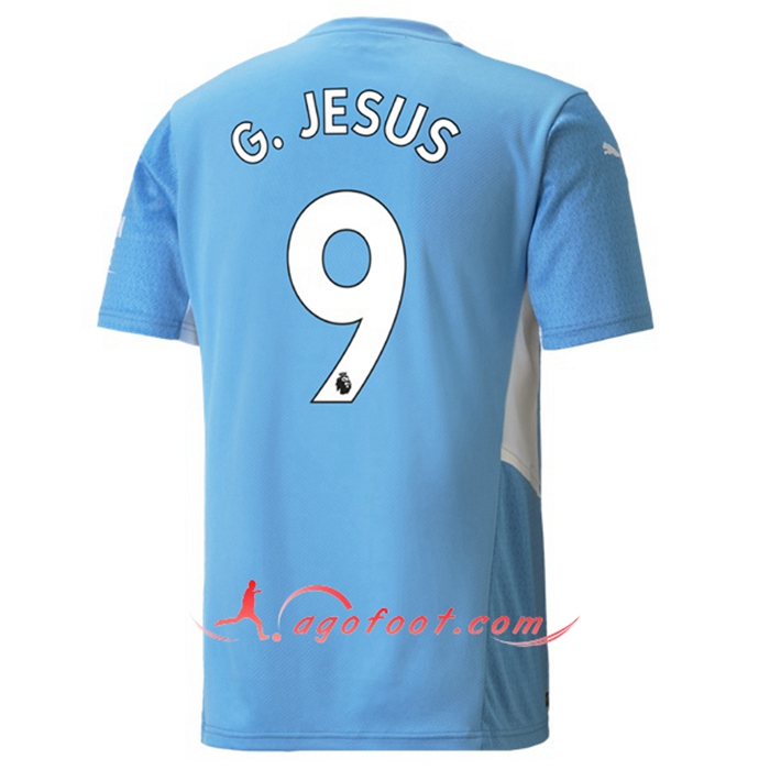 Maillot de Foot Manchester City (G.JESUS 9) Domicile 2021/2022