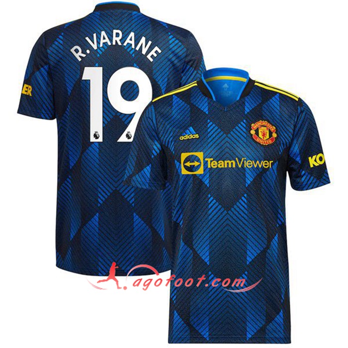 Maillot de Foot Manchester United (R.Varane 19) Third 2021/2022