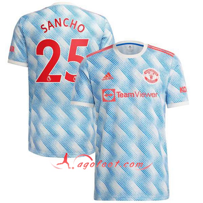 Maillot de Foot Manchester United (Sancho 25) Exterieur 2021/2022