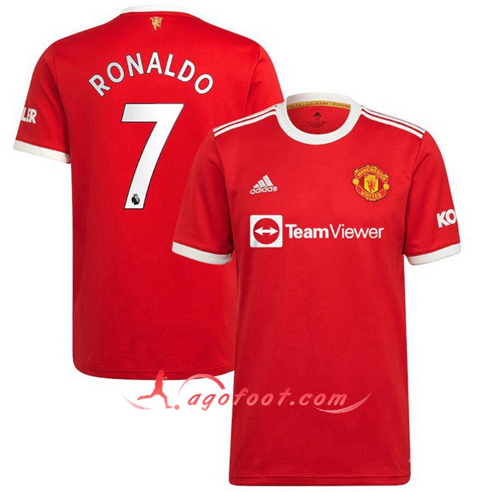 Maillot de Foot Manchester United (Ronaldo 7) Domicile 2021/2022