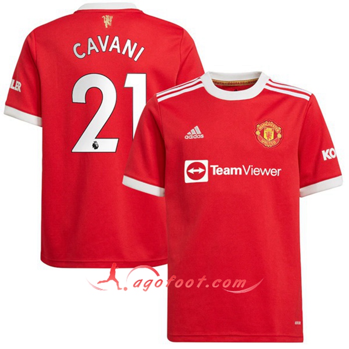 Maillot de Foot Manchester United (Cavani 21) Domicile 2021/2022