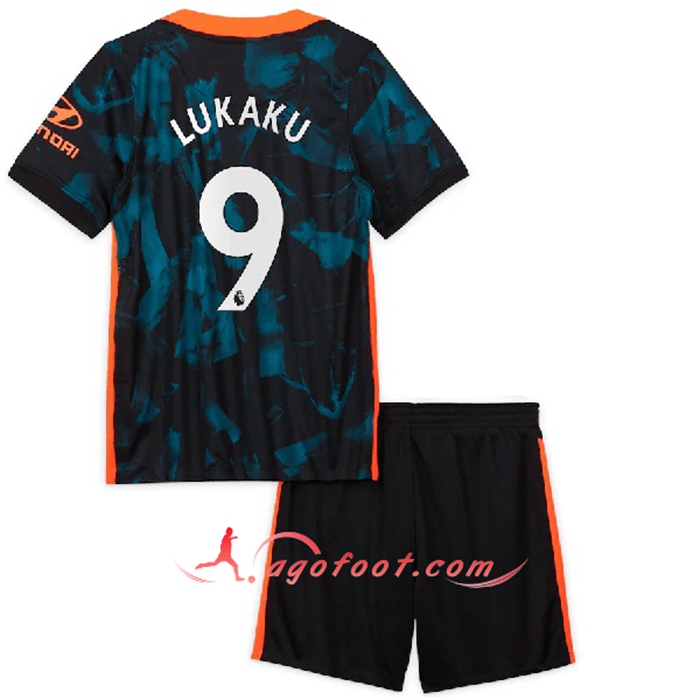 Maillot de Foot FC Chelsea (Lukaku 9) Enfant Third 2021/2022