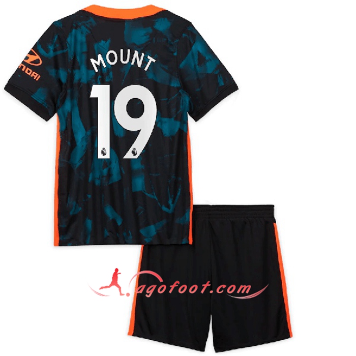Maillot de Foot FC Chelsea (Mount 19) Enfant Third 2021/2022