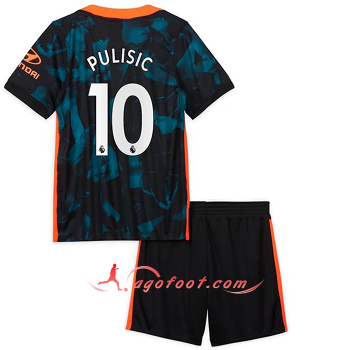 Maillot de Foot FC Chelsea (Pulisic 10) Enfant Third 2021/2022