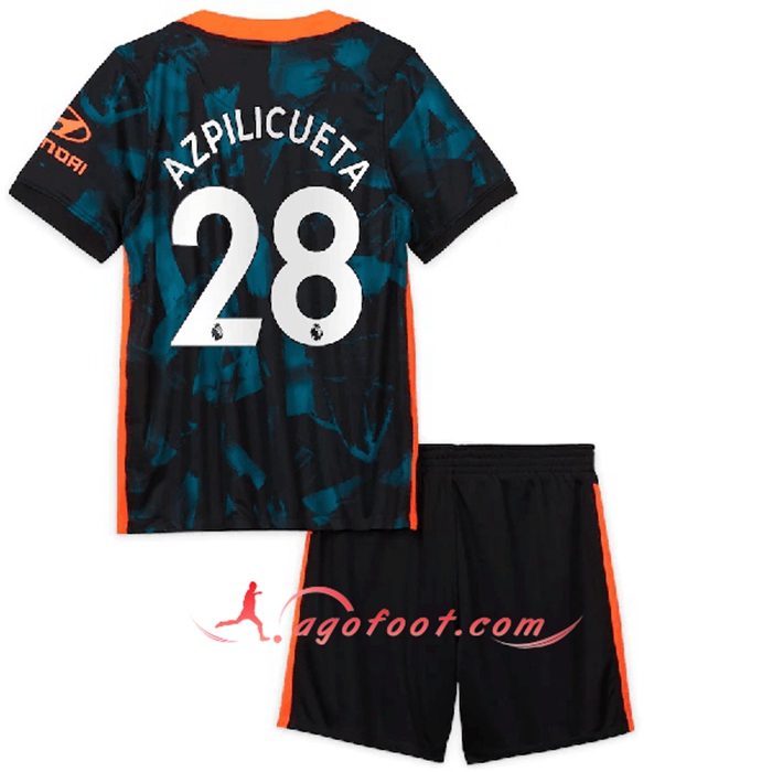 Maillot de Foot FC Chelsea (Azpilicueta 28) Enfant Third 2021/2022