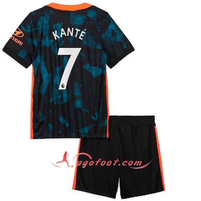Maillot de Foot FC Chelsea (Kante 7) Enfant Third 2021/2022