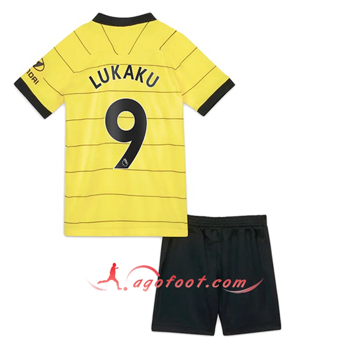 Maillot de Foot FC Chelsea (Lukaku 9) Enfant Exterieur 2021/2022