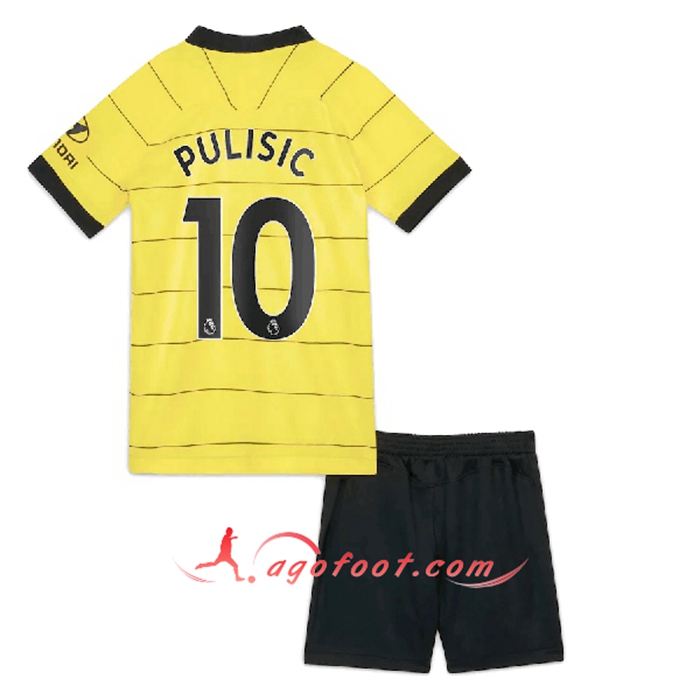 Maillot de Foot FC Chelsea (Pulisic 10) Enfant Exterieur 2021/2022