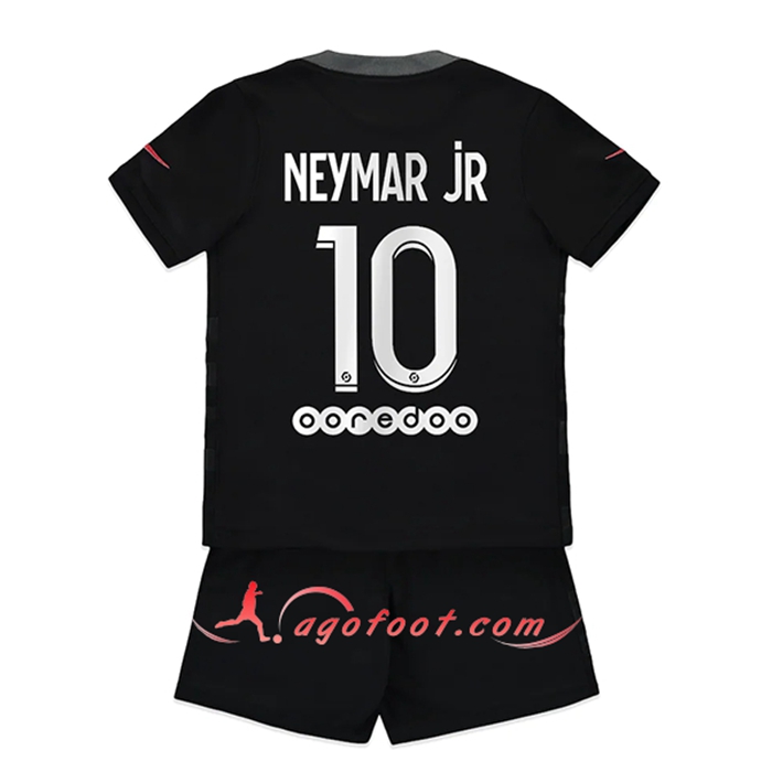 Maillot de Foot Jordan PSG (Neymar Jr 10) Enfant Third 2021/2022