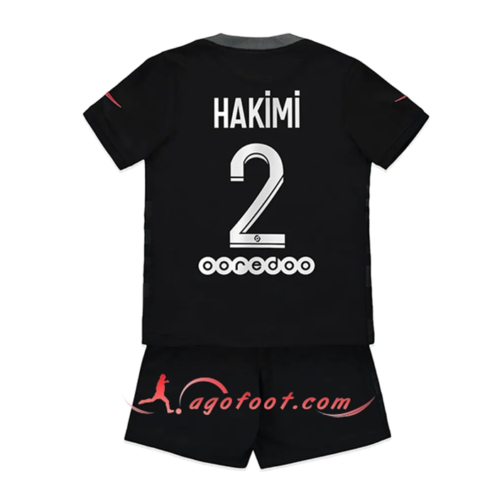 Maillot de Foot Jordan PSG (Hakimi 2) Enfant Third 2021/2022