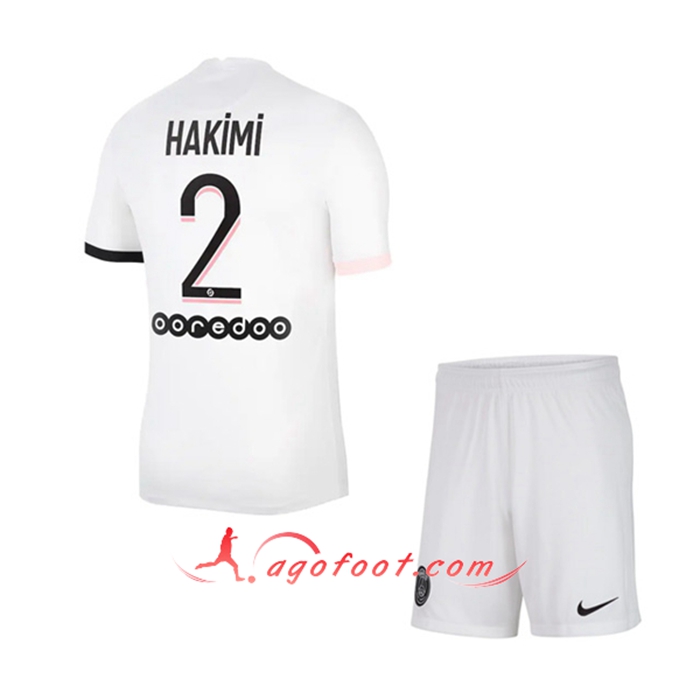 Maillot de Foot Jordan PSG (Hakimi 2) Enfant Exterieur 2021/2022