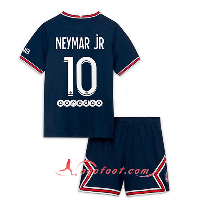 Maillot de Foot Jordan PSG (Neymar Jr 10) Enfant Domicile 2021/2022