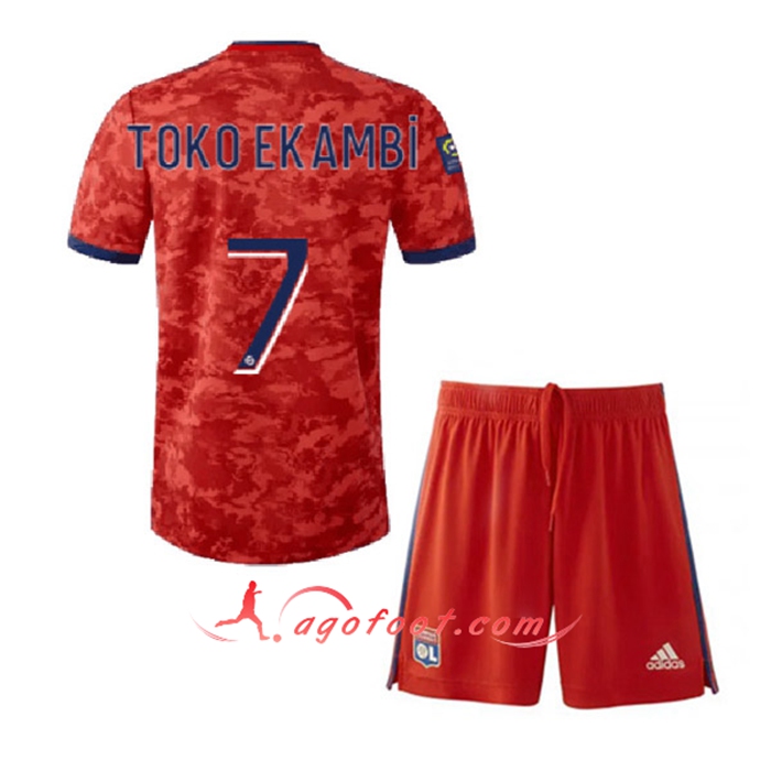 Maillot de Foot Lyon (TOKO EKAMBI 7) Enfant Exteieuir 2021/2022