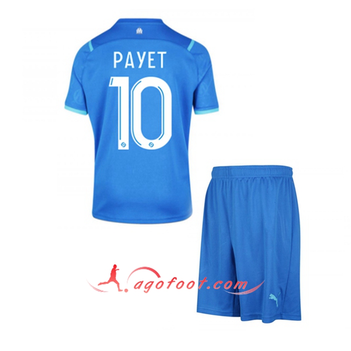 Maillot de Foot Marseille OM (PAYET 10) Enfant Domicile 2021/2022