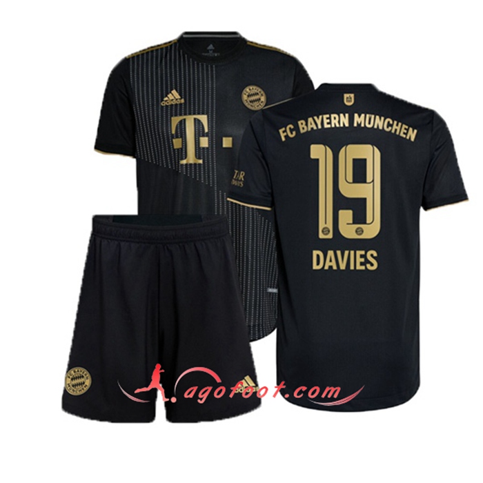 Maillot de Foot Bayern Munich (Davies 19) Enfant Exterieur 2021/2022