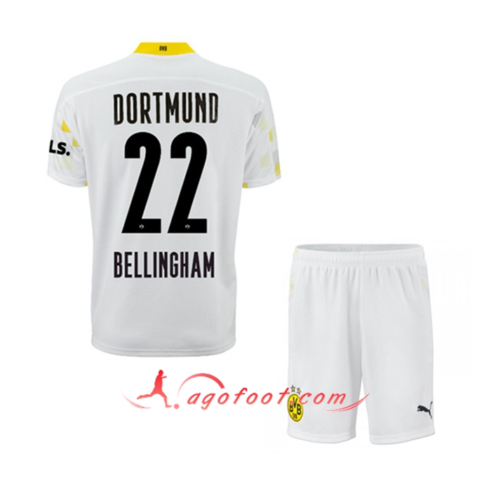 Maillot de Foot Dortmund BVB (Bellingham 22) Enfant Third 2021/2022