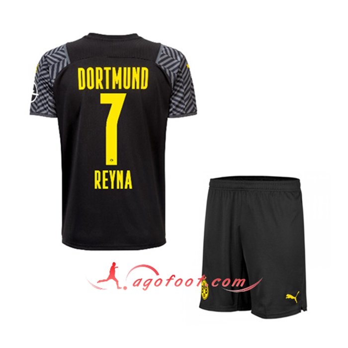 Maillot de Foot Dortmund BVB (Reyna 7) Enfant Exteieuir 2021/2022