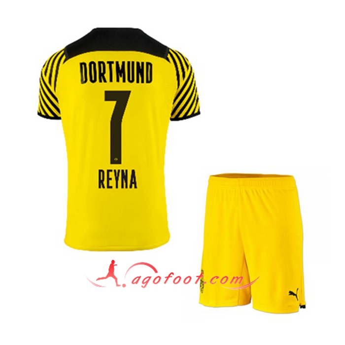 Maillot de Foot Dortmund BVB (Reyna 7) Enfant Domicile 2021/2022