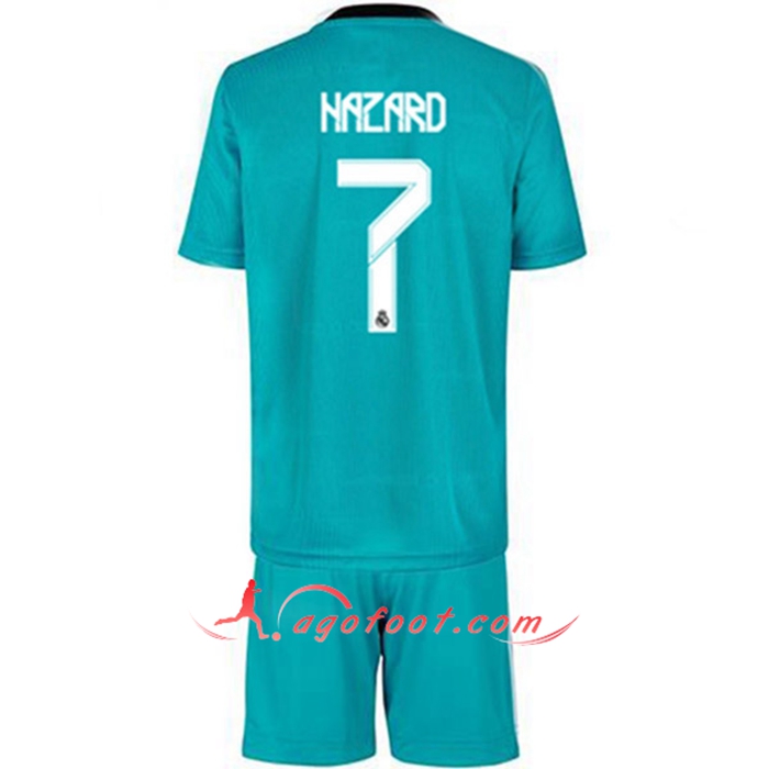 Maillot de Foot Real Madrid (Hazard 7) Enfant Third 2021/2022
