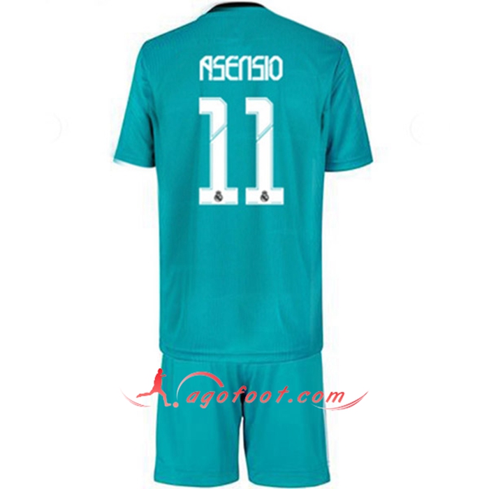 Maillot de Foot Real Madrid (Asensio 11) Enfant Third 2021/2022