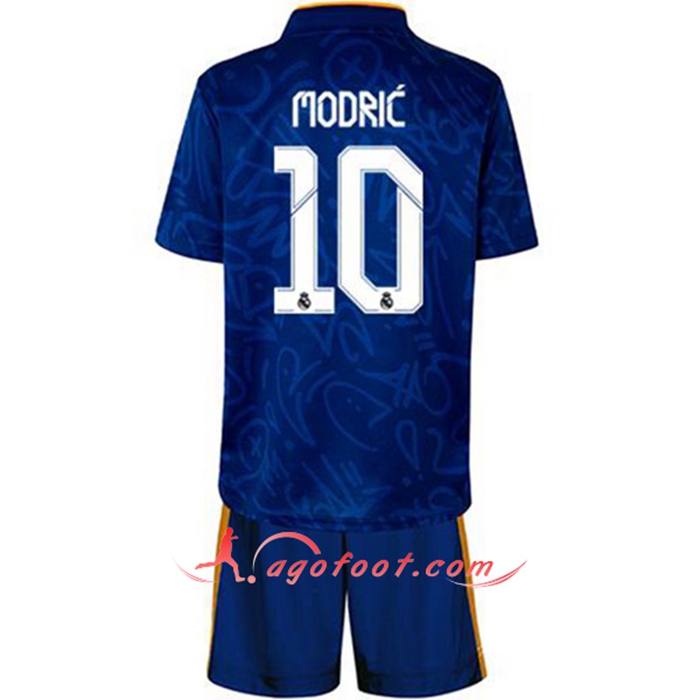 Maillot de Foot Real Madrid (Modric 10) Enfant Exterieur 2021/2022