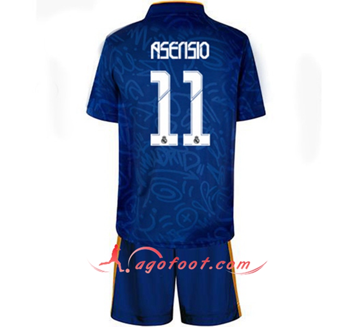 Maillot de Foot Real Madrid (Asensio 11) Enfant Exterieur 2021/2022