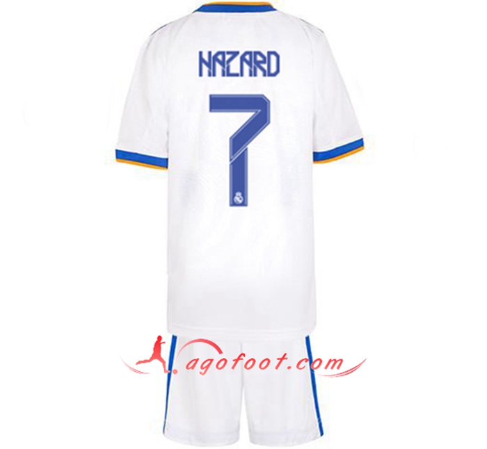Maillot de Foot Real Madrid (Hazard 7) Enfant Domicile 2021/2022