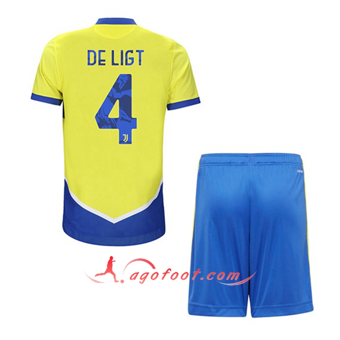 Maillot de Foot Juventus (DE LIGT 4) Enfant Third 2021/2022
