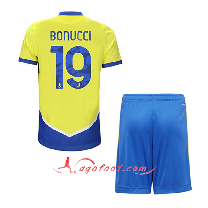 Maillot de Foot Juventus (BONUCCI 19) Enfant Third 2021/2022
