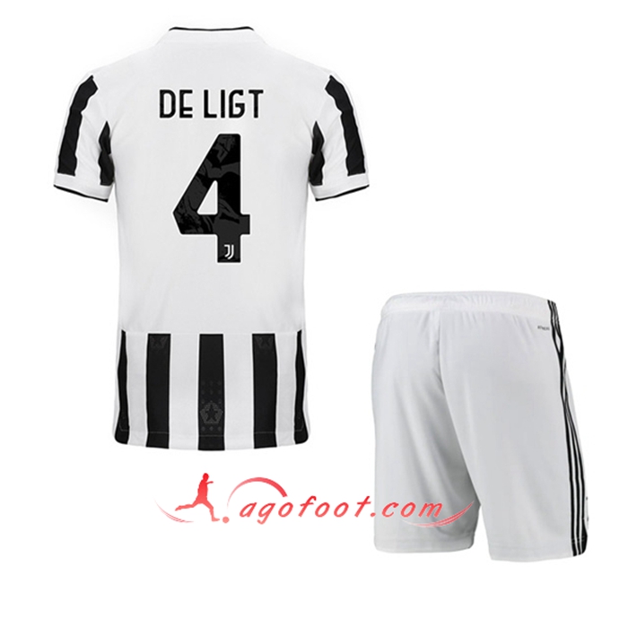 Maillot de Foot Juventus (DE LIGT 4) Enfant Domicile 2021/2022