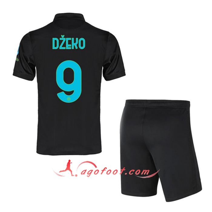 Maillot de Foot Inter Milan (DZEKO 9) Enfant Third 2021/2022