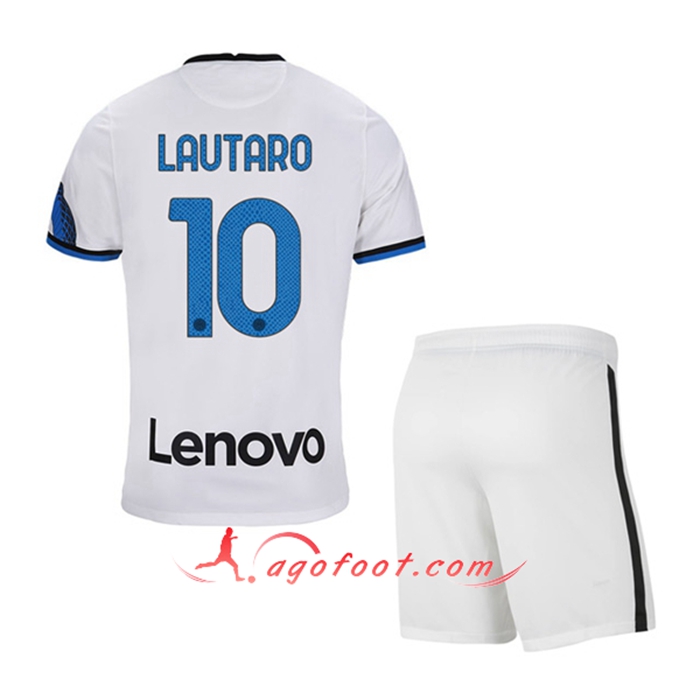 Maillot de Foot Inter Milan (LAUTARO 10) Enfant Exterieur 2021/2022