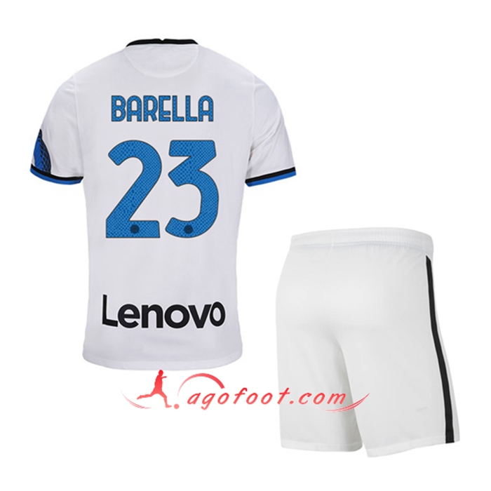 Maillot de Foot Inter Milan (BARELLA 23) Enfant Exterieur 2021/2022