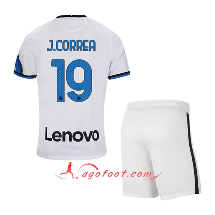 Maillot de Foot Inter Milan (J.CORREA 19) Enfant Exterieur 2021/2022