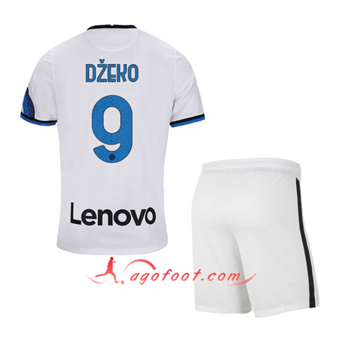 Maillot de Foot Inter Milan (DZEKO 9) Enfant Exterieur 2021/2022