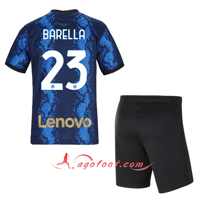 Maillot de Foot Inter Milan (BARELLA 23) Enfant Domicile 2021/2022