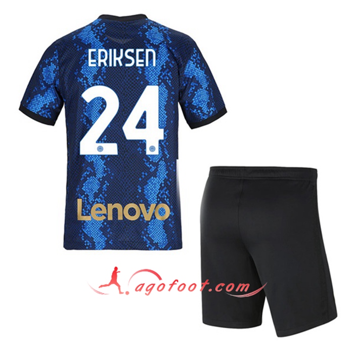 Maillot de Foot Inter Milan (ERIKSEN 24) Enfant Domicile 2021/2022