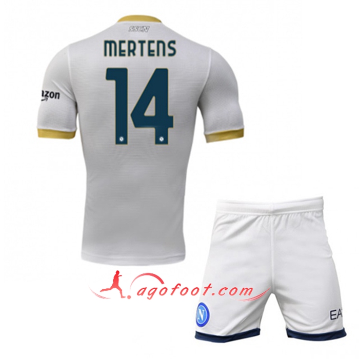 Maillot de Foot SSC Naples (MERTENS 14) Enfant Exterieur 2021/2022