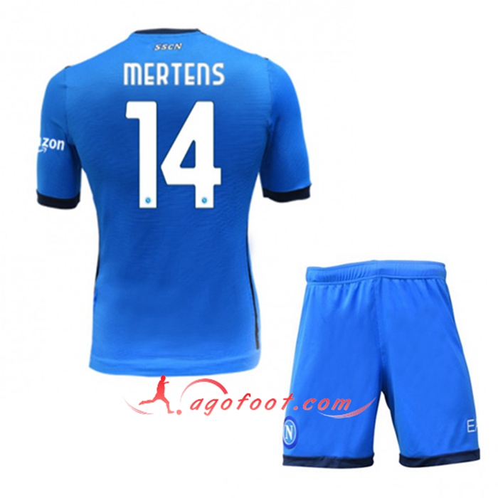 Maillot de Foot SSC Naples (MERTENS 14) Enfant Domicile 2021/2022