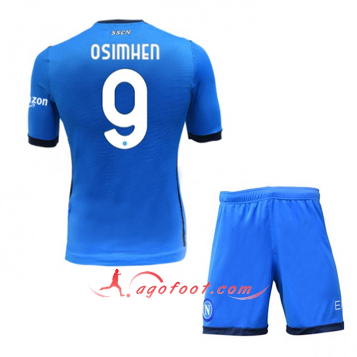 Maillot de Foot SSC Naples (OSIMHEN 9) Enfant Domicile 2021/2022