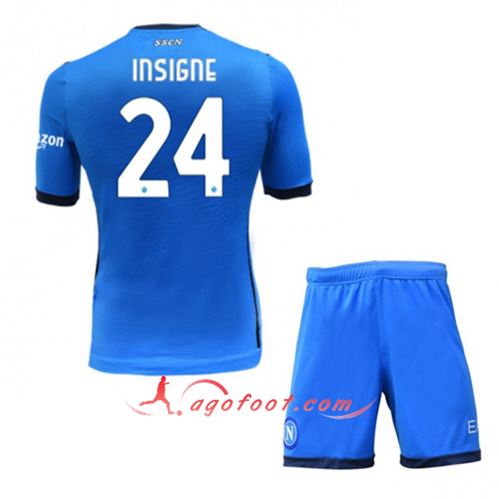 Maillot de Foot SSC Naples (INAIGNE 24) Enfant Domicile 2021/2022