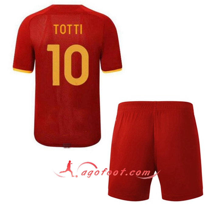 Maillot de Foot AS Rome (TOTTI 10) Enfant Third 2021/2022