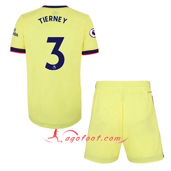 Maillot de Foot FC Arsenal (Kieran Tierney 3) Enfant Exterieur 2021/2022
