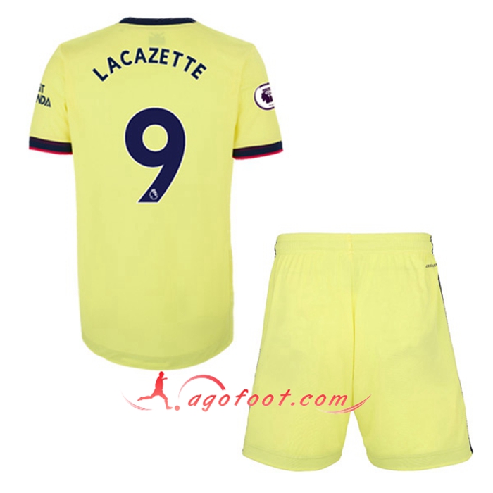 Maillot de Foot FC Arsenal (Alexandre Lacazette 9) Enfant Exterieur 2021/2022