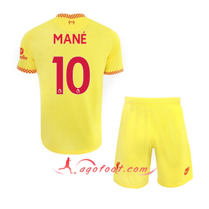 Maillot de Foot FC Liverpool (Sadio Mane 10) Enfant Third 2021/2022